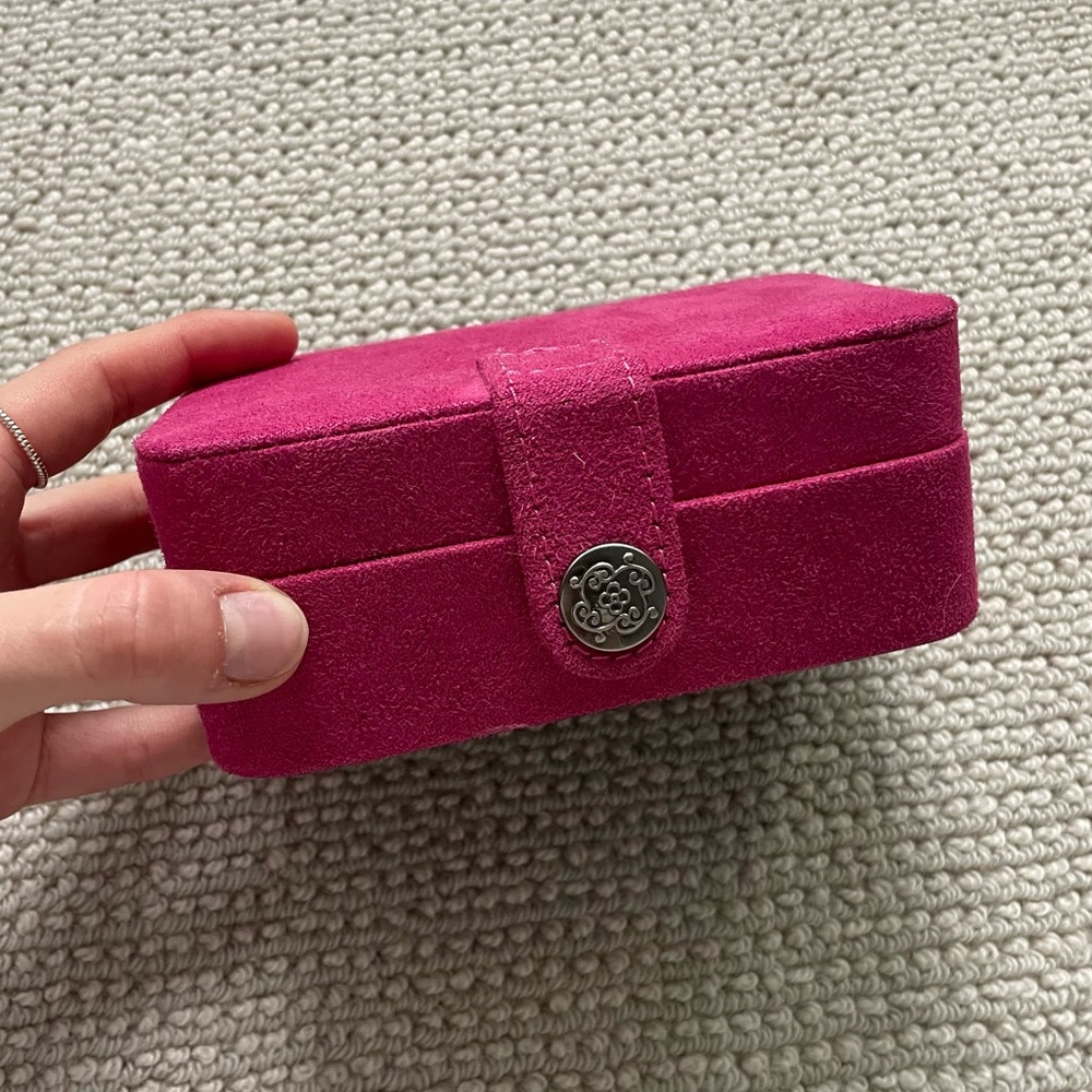 Mele & Co Hot Pink Jewelry Box